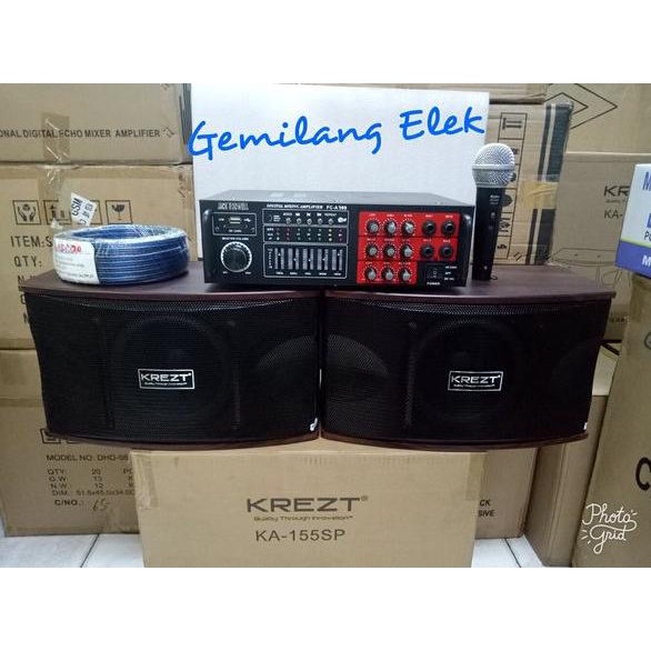 PAKET KARAOKE SOUND SYSTEM BLUETOOTH