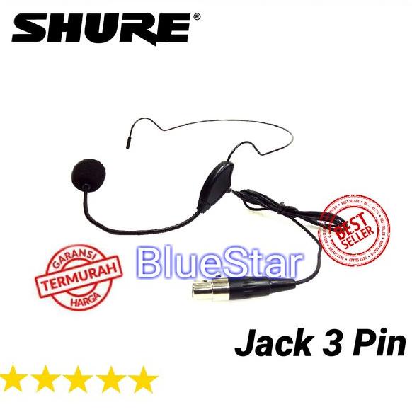 FREE ONGKIR Mic Headset Jack 3 Pin Untuk Wireless Transmiter
