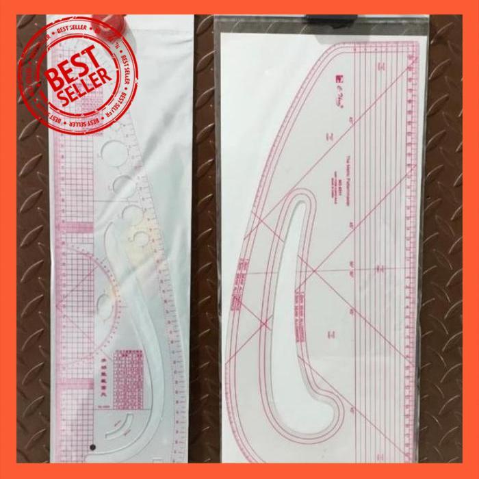 

PENGGARIS JAHIT MENJAHIT NO 8511 QUILTING RULER 60CM | SGW