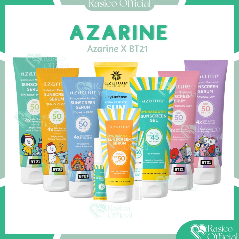 (Terbaik) ♡ Rasico Official ♡ Azarine Hydrasoothe Sunscreen Gel SPF | Sunscreen Gel SPF45 PA++++ | S