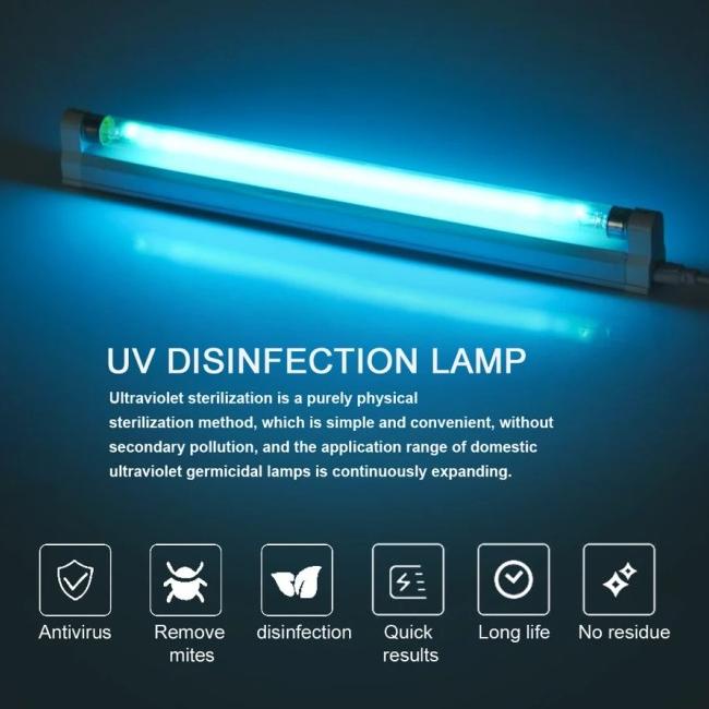 Lampu Uv Sterilizer Desinfektan Udara Pembunuh Tungau Bacteria Virus