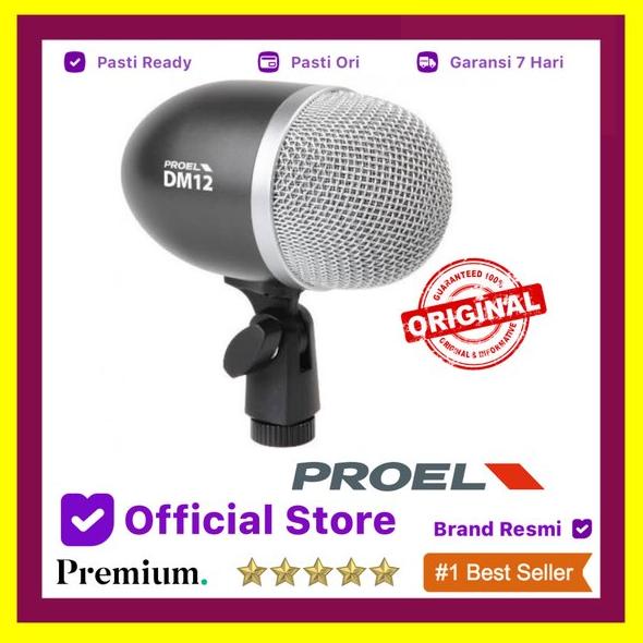 Mic audio Drum Bass Proel DM12 Original