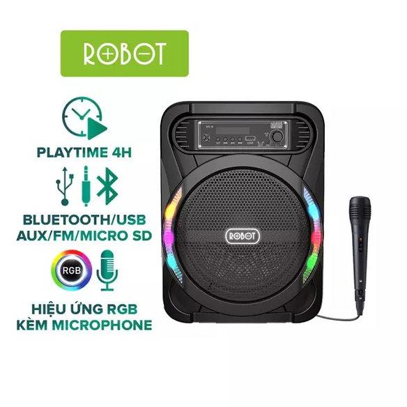 ORDER SEKARANG SPEAKER RGB ROBOT RB450 BLUETOOTH SPEAKER ROBOT  MIC KARAOKE