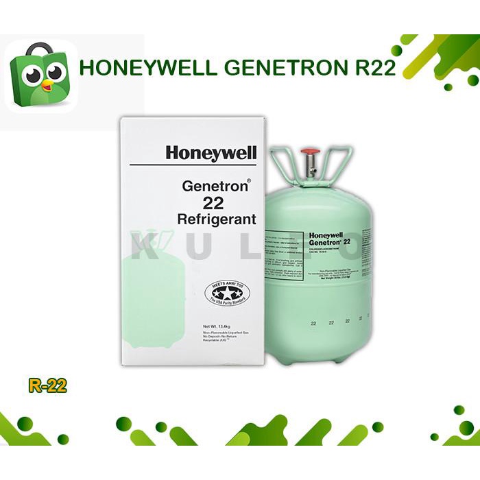FREON AC R22 HONEYWELL 13,4 KG - FREON HONEYWELL R22 - PAKET 10 TABUNG