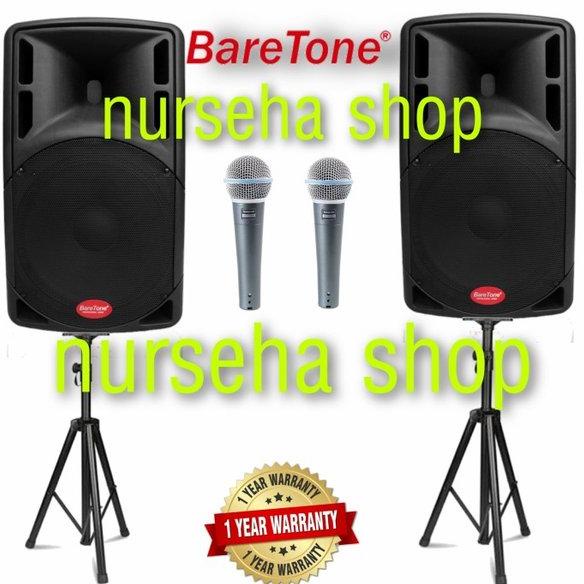 Speak Aktif Baretone 15 inch Max15RAE 15rae Free stand dan mic