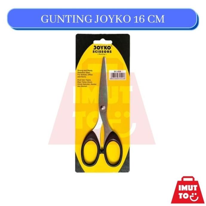 

Produk Unggulan] IMUTTO GUNTING JOYKO SEDANG 16 CM SC-838 JOYKO 838 SC SCISSORS