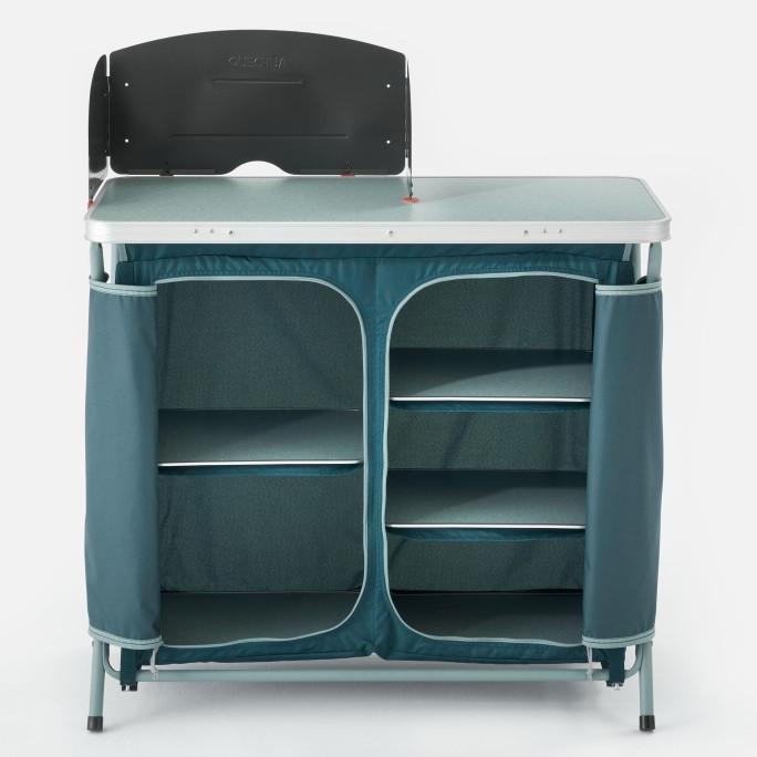 Meja lipat dapur kemah outdoor FOLDING CAMPING KITCHEN set