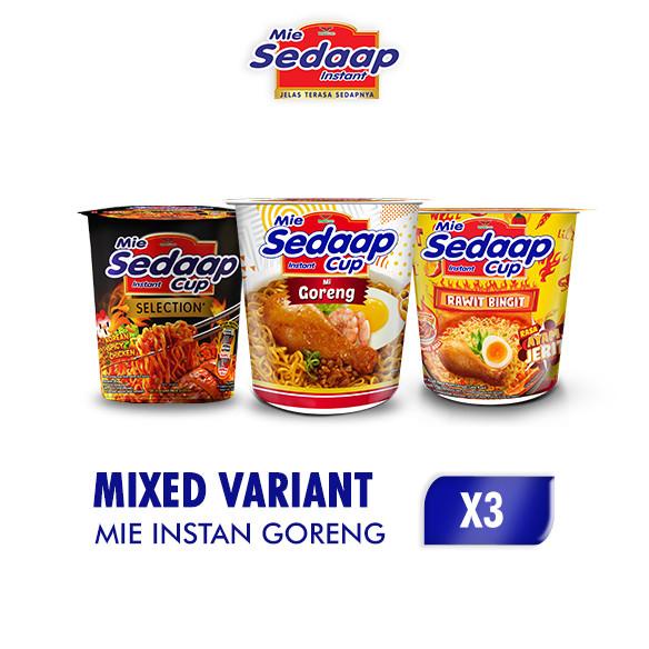 

Sedaap Cup Mie Instan Mixed Variant X 3 Pcs - Best Store