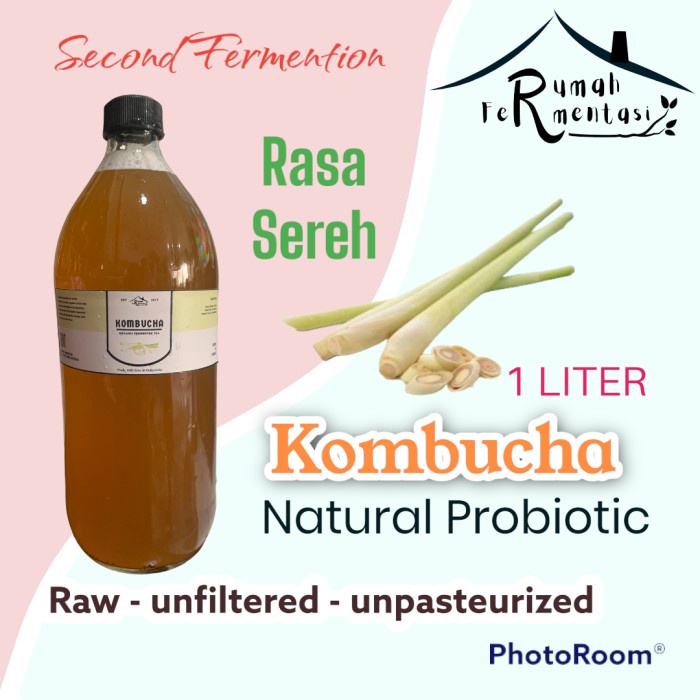 

KOMBUCHA LEMON GRASS/RASA SEREH