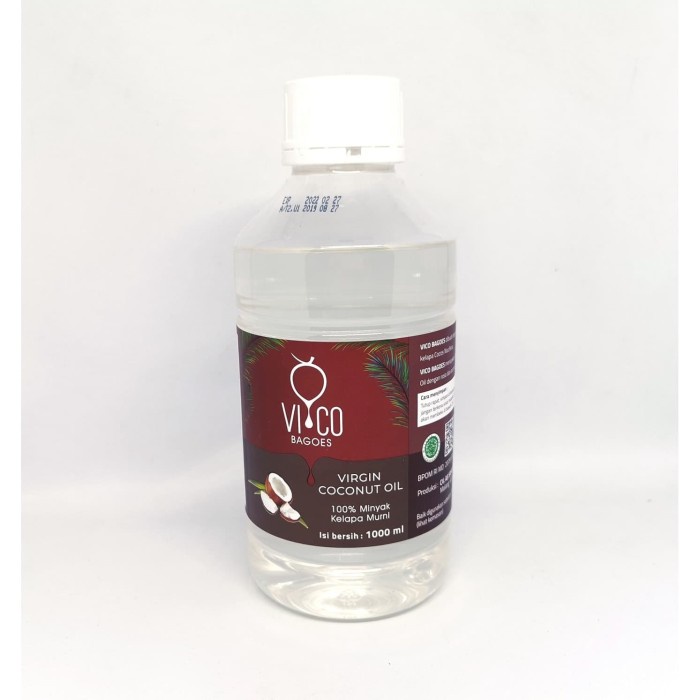 

Vico Bagoes Virgin Coconut Oil, Minyak Kelapa (VCO) 1 Liter Bening