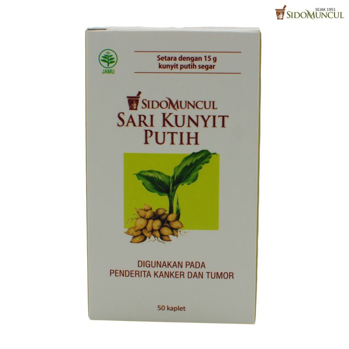 

SidoMuncul Sari Kunyit Putih 30 caplets White Turmeric