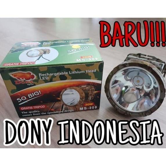 Senter Kepala Dony MS-309 SO BIG 30 WATT Headlamp 30W MS309