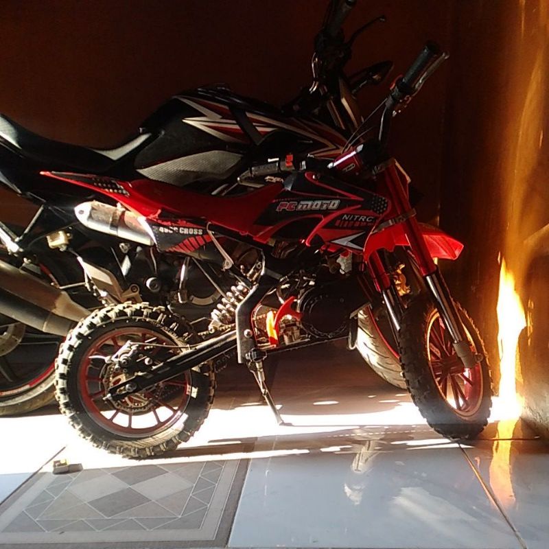 trail mini mesin rumput