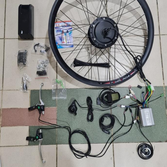 Ebike Kit 48V 350 Watt Complete Set Sepeda Listrik Original