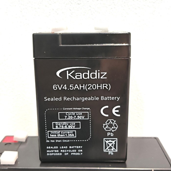 aki kering 6V 4.5AH 20hr motor aki anak emergency lamp timbangan