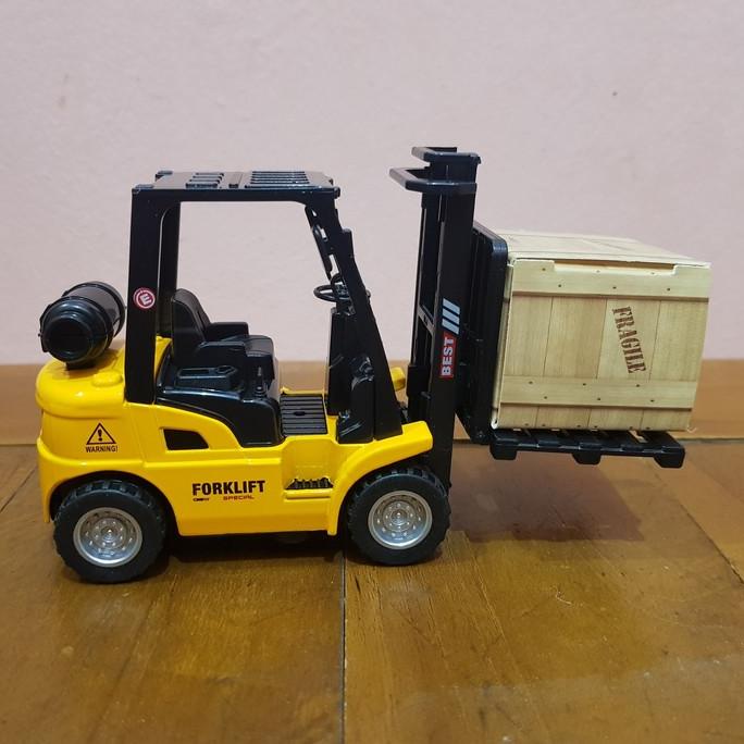 Best Seller Diecast Mobil Forklift - Mainan Miniatur Mobil Forklift Terbaik