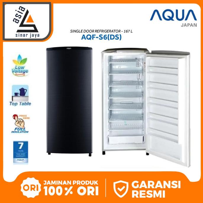Aqua Japan Freezer 6 Rak Aqf-S6 167 (Ds) Liter Ok