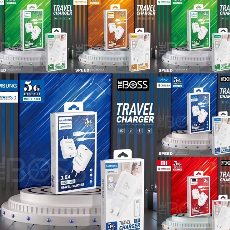 Kirim Langsung Charger 5G 3.5A TC Branded Micro 1 usb Merek S100 S200 Alltipe