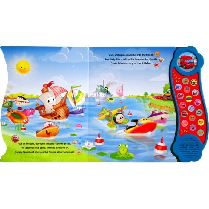 HOT SALE NOISY VEHICLES MEGA SOUND BOARD BUKU CERITA AKTIVITAS ANAK BUNYI CARS TERMURAH