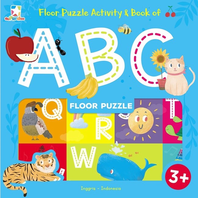 MUST HAVE BUKU OPREDO FLOOR PUZZLE ACTIVITY & BOOK OF ABC (INGGRIS-INDONESIA) TERBARU
