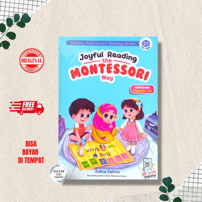 DISKON SPESIAL TERLARIS MEMBACA MENYENANGKAN ALA MONTESSORI, JOYFUL READING TERLARIS