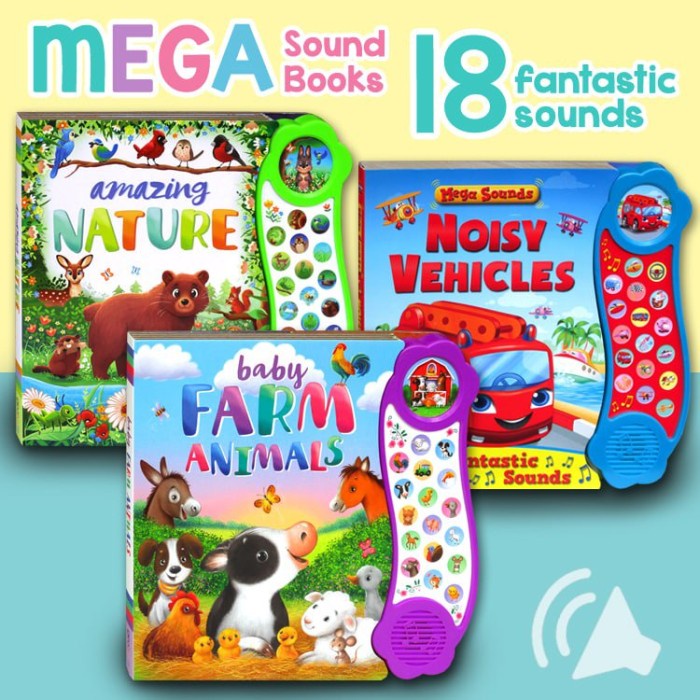 FLASH SALE [IGLOO BOOKS] NOISY VEHICLES / NOISY FARM / AMAZING NATURE / BABY TERBARU
