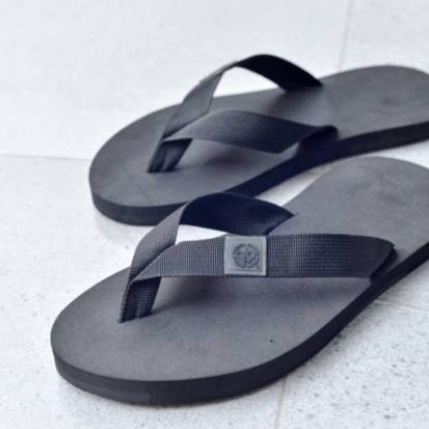 STOK TERBATAS Abbe Sandal Original / Sendal Jepit Hitam