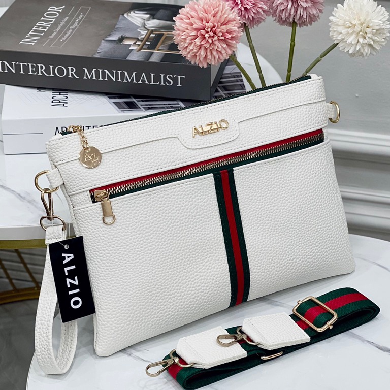 HARGA TERMURAAH ALZIO - tas papirut handbag selempang sling bag - ALZIO CLUTCH GILENA