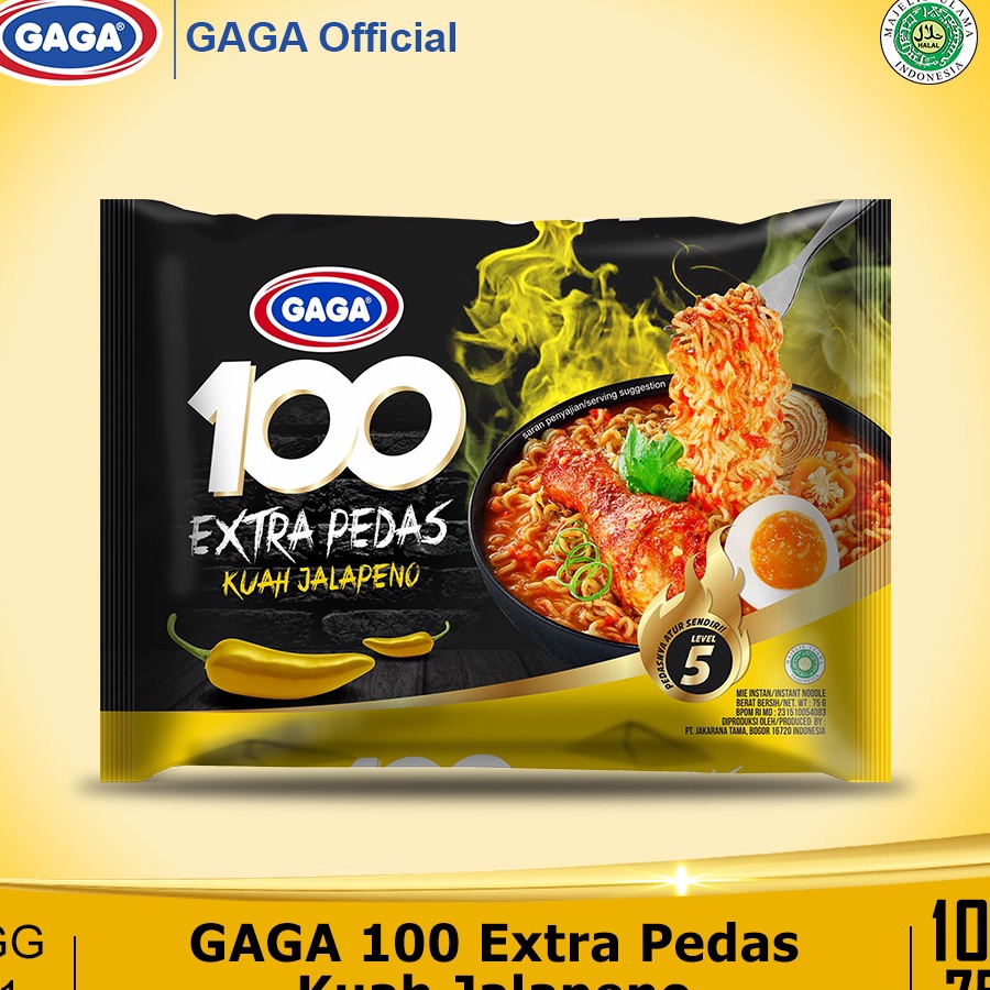 

WPFC2948 READY STOK Paket Hemat 10 pcs Gaga 100 Kuah Extra Pedas Jalapeno. (GG1)