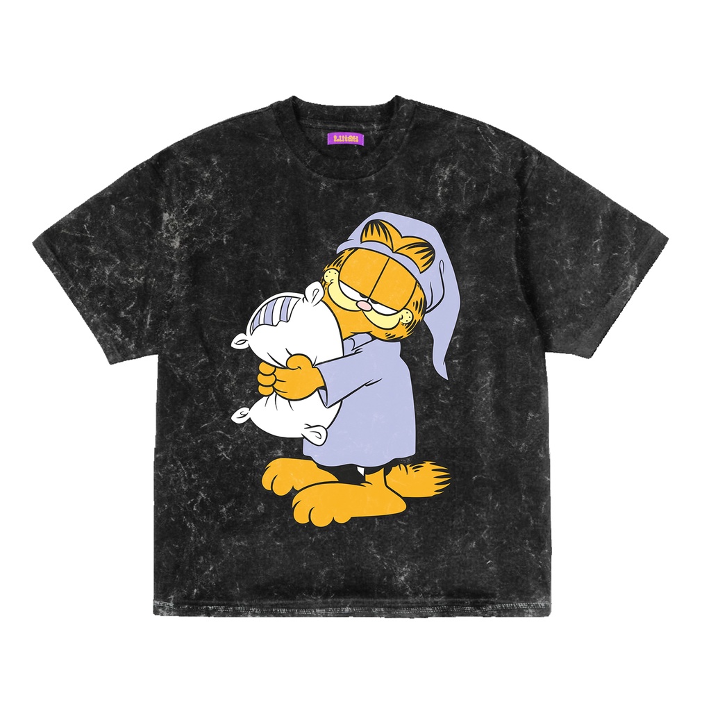 TSHIRT anak Luigy - baju anak kaos washing GARFIELD