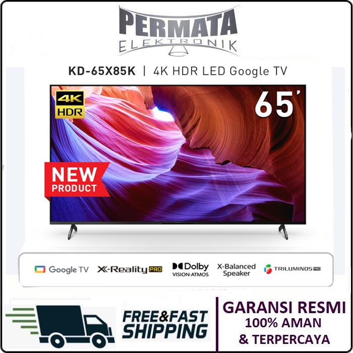 Sony Bravia 65X85K 4K Uhd Hdr Smart Google Tv 65 Inch Kd-65X85K