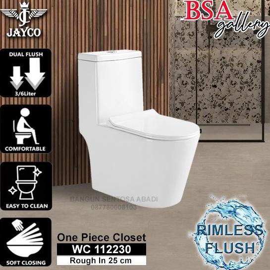 .........] KLOSET DUDUK MODEL TOTO KODOK / MONOBLOK ONE PIECE JAYCO WC DUDUK