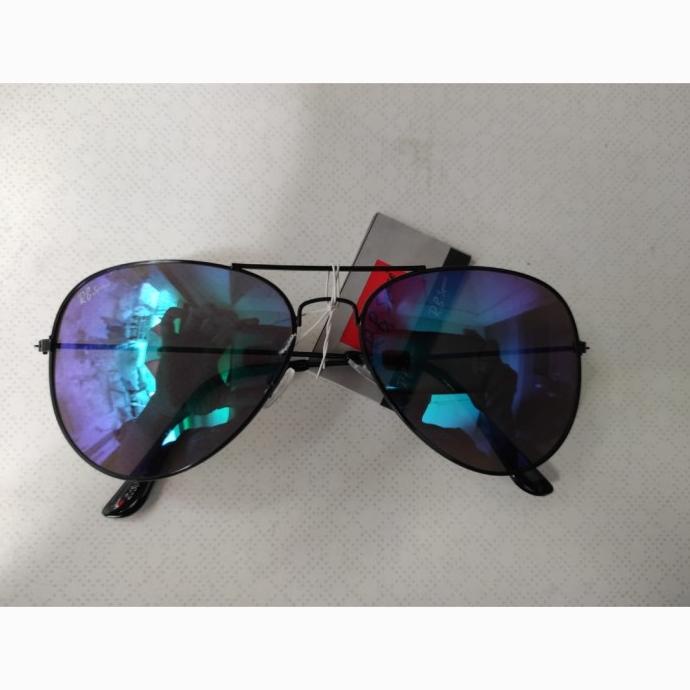 "'''] Kacamata Hitam Pria Model Pilot RB Space ZJ 501 RVB ( Blue ) + Box