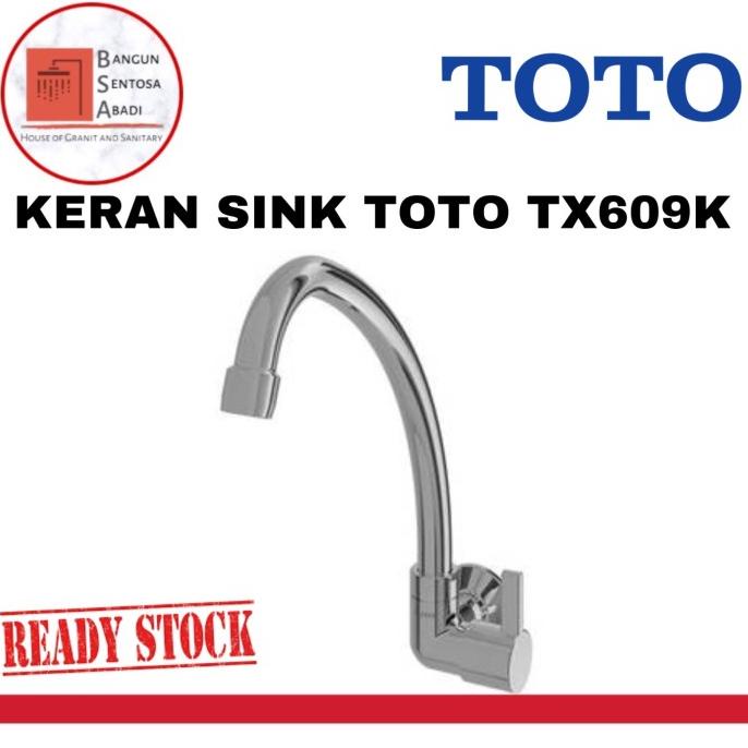 @@@@] KERAN CUCI PIRING TOTO TX609K / KRAN AIR TEMBOK DAPUR TOTO ORIGINAL