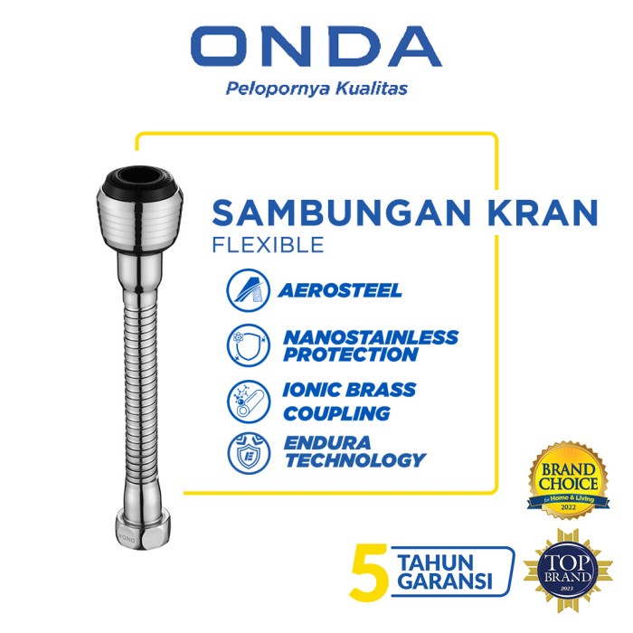 ONDA SAMBUNGAN KRAN FLEKSIBEL / KEPALA PENYAMBUNG KRAN CUCI PIRING ORIGINAL