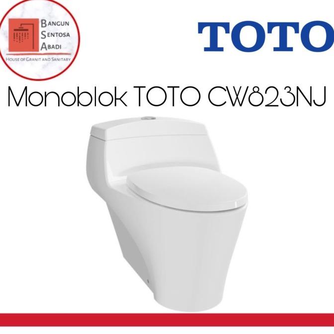 best seller] MONOBLOK TOTO CW823NJ ORIGINAL / ONE PIECE CLOSET / KLOSET DUDUK TOTO