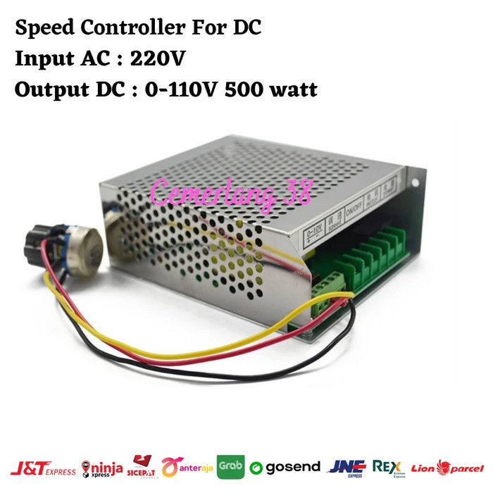 AC 110-220V PWM SPEED CONTROLLER FOR DC 0-100V 500W SPINDLE MOTOR