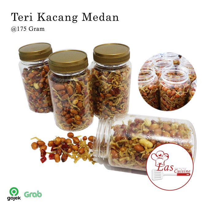 

TERI KACANG CABE 175 GRAM MEDAN INSTANT SNACK CEMILAN ENAK SIAP MAKAN