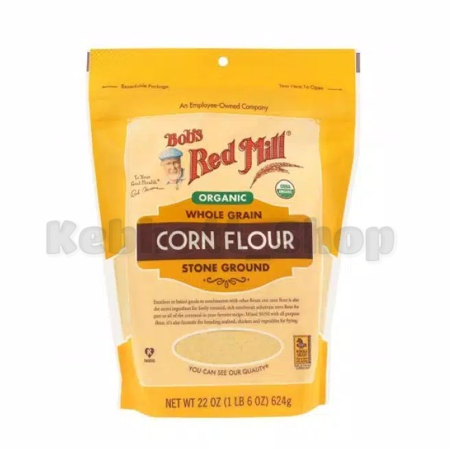 

BOB'S RED MILL ORGANIC WHOLE GRAIN CORN FLOUR STONE GROUND BOB RED