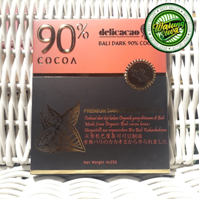 

DELICACAO BALI PREMIUM BALI DARK CHOCOLATE 90 % 100 GRAM