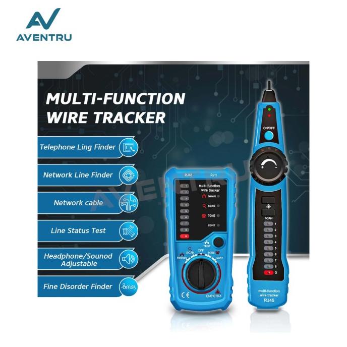 Produk Terbaik] FWT11 Network Wire Tracker RJ45 LAN Cable Tester Locator FWT-11 Kabel