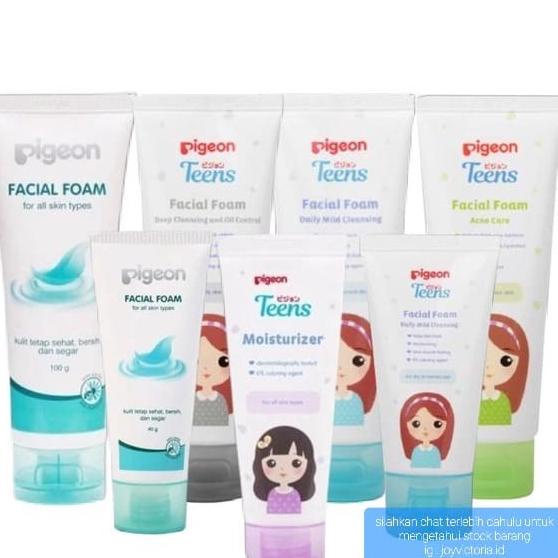 Ready...Ready...Ready...] PIGEON TEENS MOISTURIZER PELEMBAB WAJAH / FACIAL FOAM / WASH SABUN