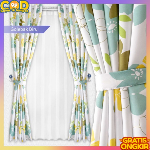 Home Made Semokring Sekat Rumah Homemade Serut Premium Girden Penutup Poni Lebar Kamar Murah Karakte