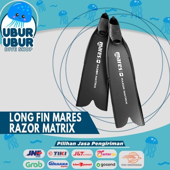 Long Fin Mares RAZOR MATRIX - Kaki Katak/Fin Freediving/Spearfishing