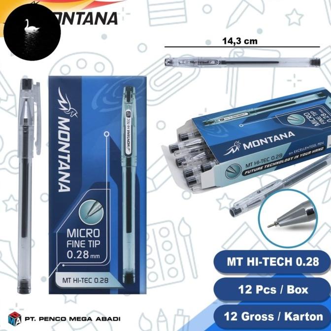 

&<&<&<&] pen Hitech MONTANA 0.28 mm hitam