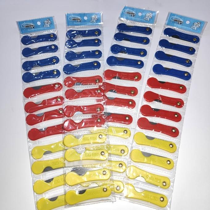 

%$%$%$%$] pisau lipat warna isi 12 pcs