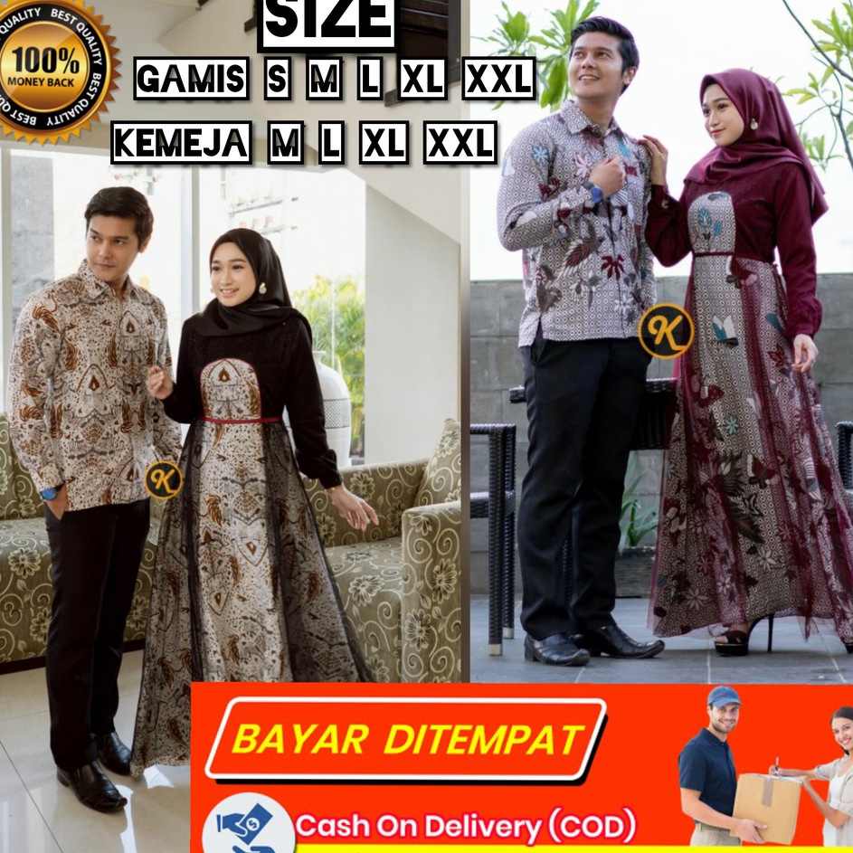TerbatasJj8J3 BAJU BATIK COUPLE GAMIS KONDANGAN DRESS TUNANGAN GAUN WANITA MUSLIM PAKAIAN LAMARAN PE