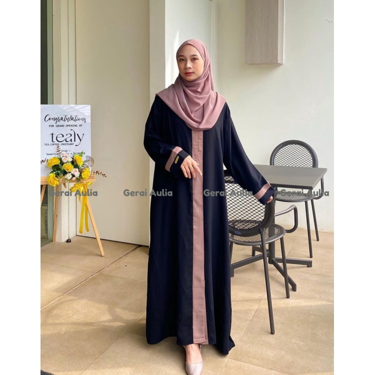 Big Sale.. Abaya Mazaya Basic Dress Gerai Aulia - Abaya Basic Polos
