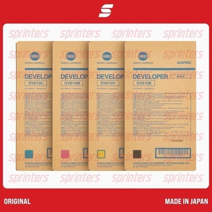 Developer Original Konica Minolta KM DV610 DV610C DV610M DV610Y DV610K