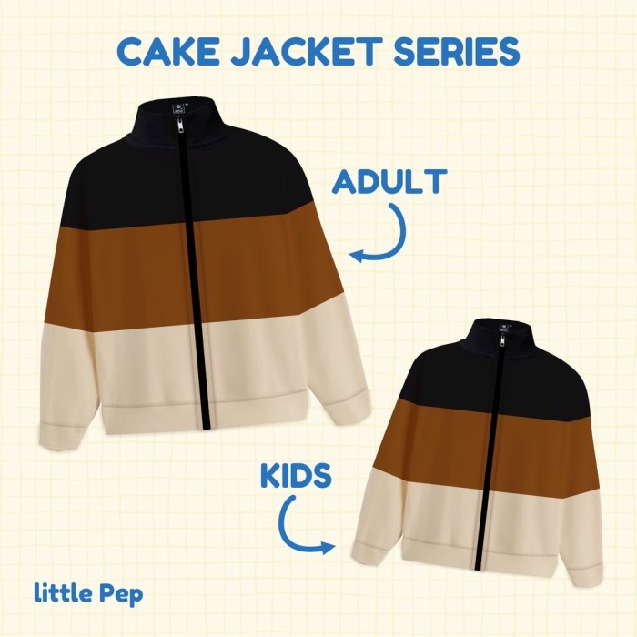 Little Pep Cake Jacket - Jaket Couple Anak Keluarga Polos
